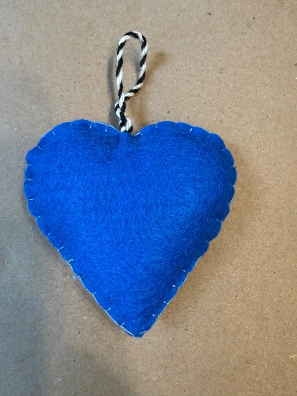 Felt hearts (set of 4) 3.5 x 3 inches assorted colors